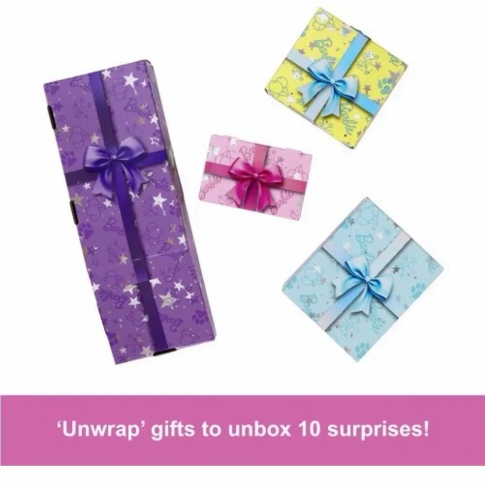 NEW Barbie Party unboxed Doll and accessories
